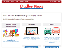 Tablet Screenshot of adbooker.dudleynews.co.uk